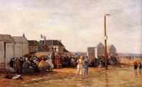 Boudin, Eugene - The Bathing Hour at Trouville
